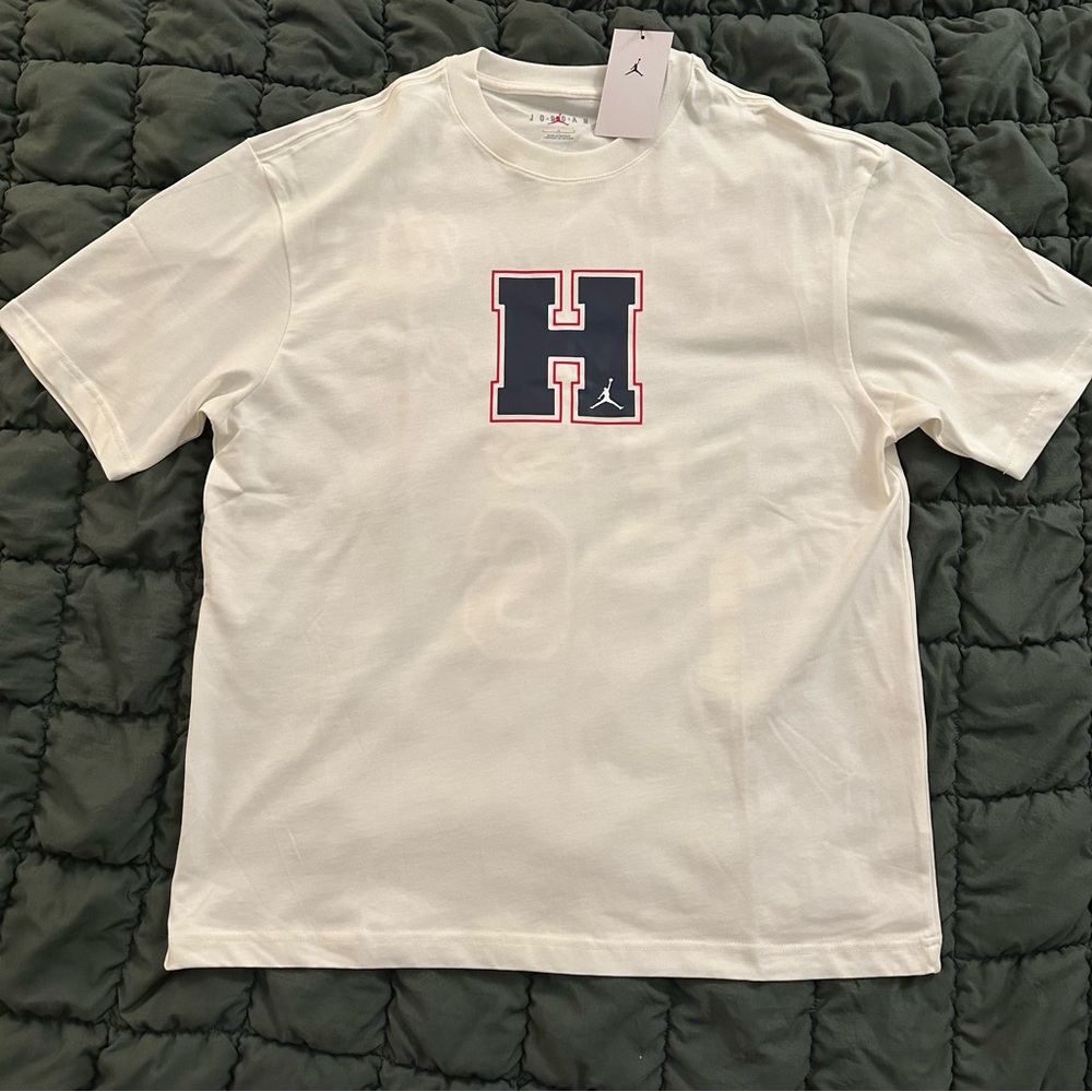 Air Jordan x Howard University Shirt | Men’s Large | White | NEW HBCU Edition